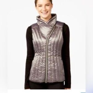 Calvin Klein Performance Down Filled Puffer Vest Gray Size XL nwt